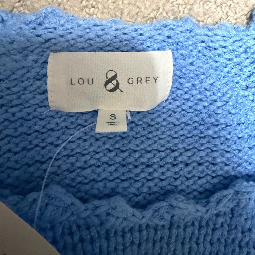 Lou & Grey Sky Blue Knit Top - Picture 2 of 4